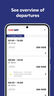 NOR-WAY Bussekspress android App screenshot 2